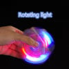 Luminous fully transparent fidget spinner folding lighter