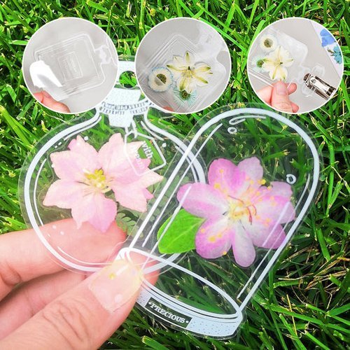 🎅EARLY XMAS SALE 49% OFF🎁DIY Transparent Dried Flower Bookmarks(15pcs/set)💝FREE GIFT RIBBON