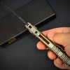 70% OFF Only Today-Amphibian RAM-LOK Folding Knife M390 Blade Aluminum Handle