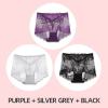 💝LAST DAY 48% OFF 💝-Ladies Silk Lace Handmade Underwear Pack (Buy 2 Get 1 Free)