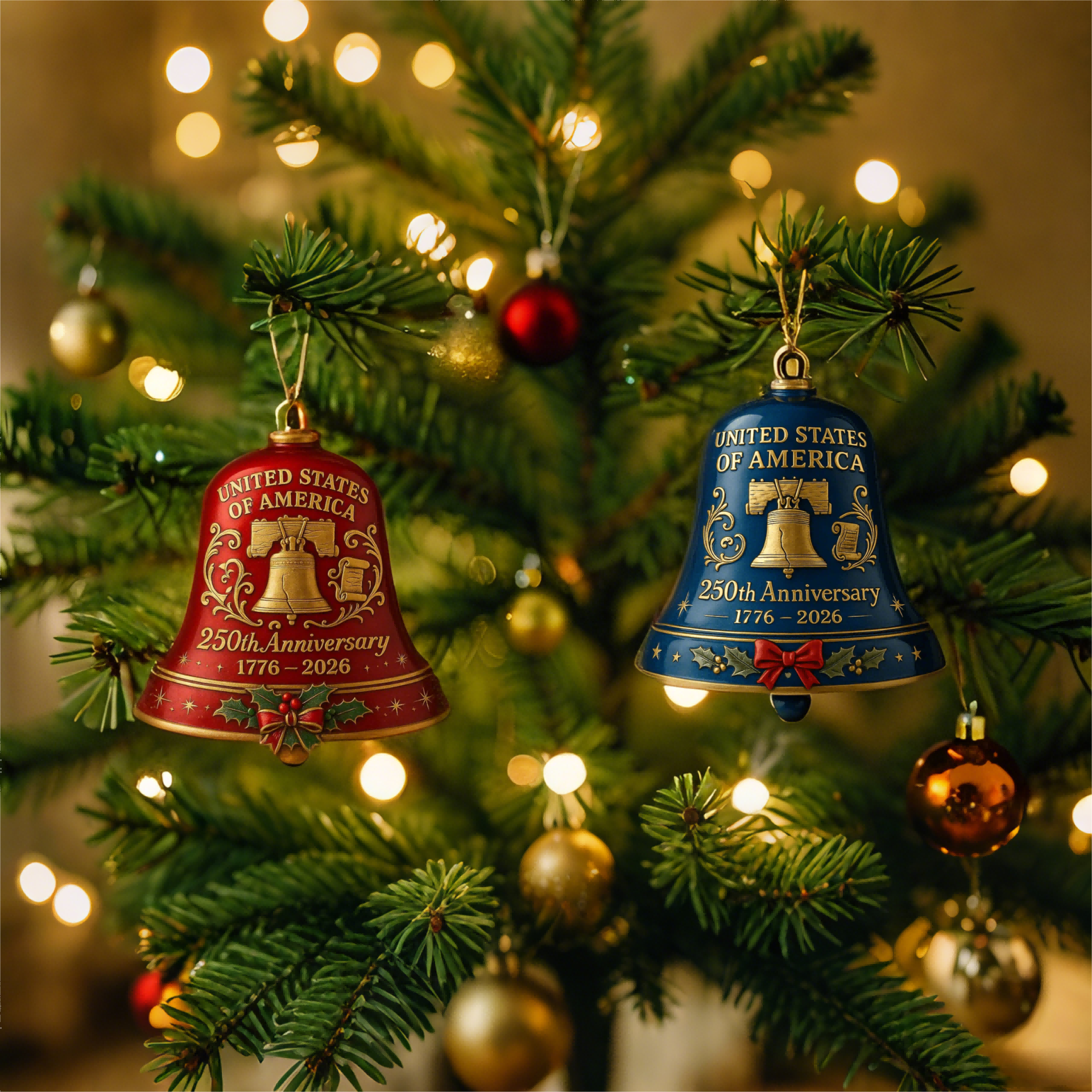 🔥Last Day 60% OFF - 🔔United States 250th Anniversary Bell Ornament
