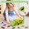 🚗 FREE SHIPPING🚗Transform Dinosaur Transport Devouring Truck With Foldable Sliding Track