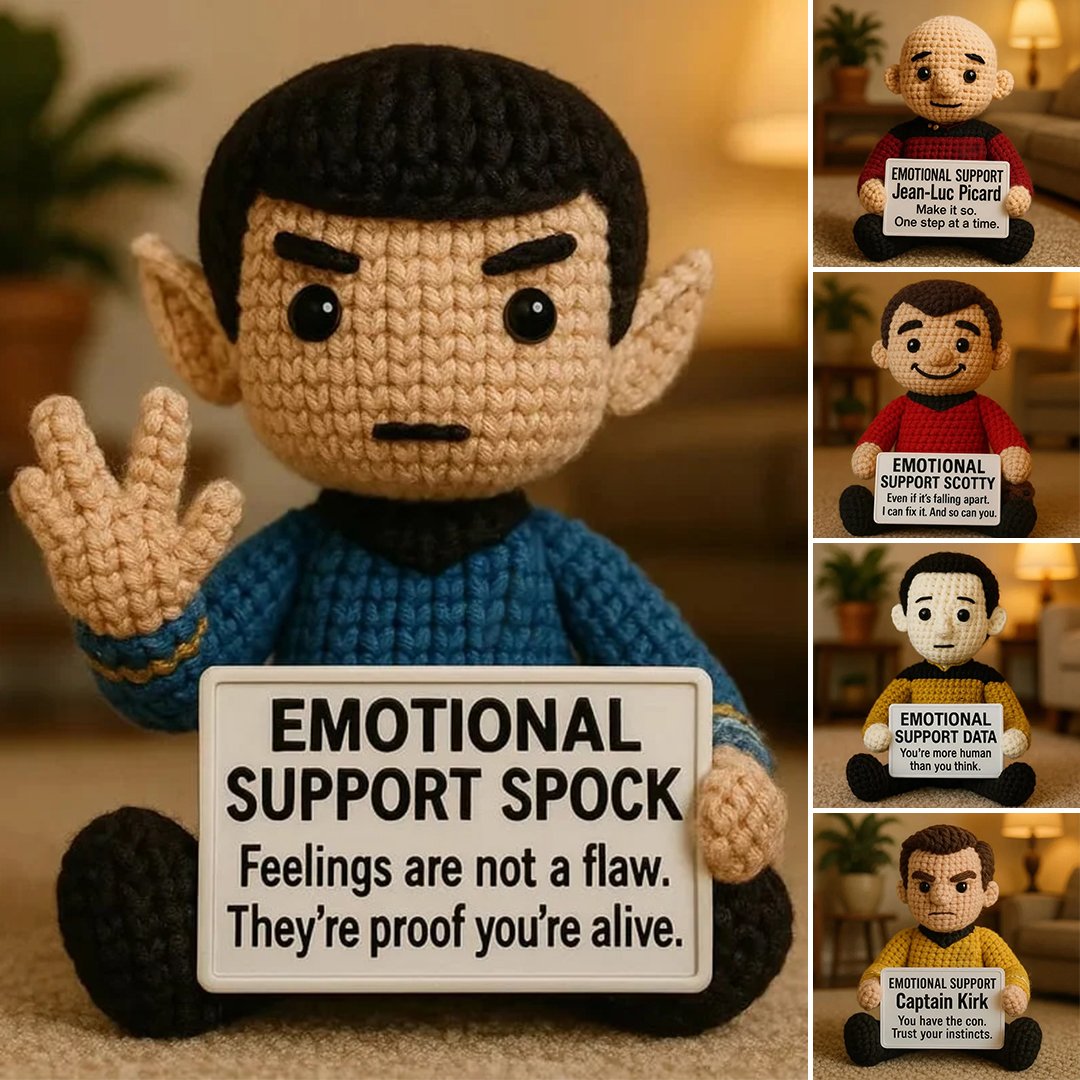 🎁Emotional Support Classic Movie Crochet Doll