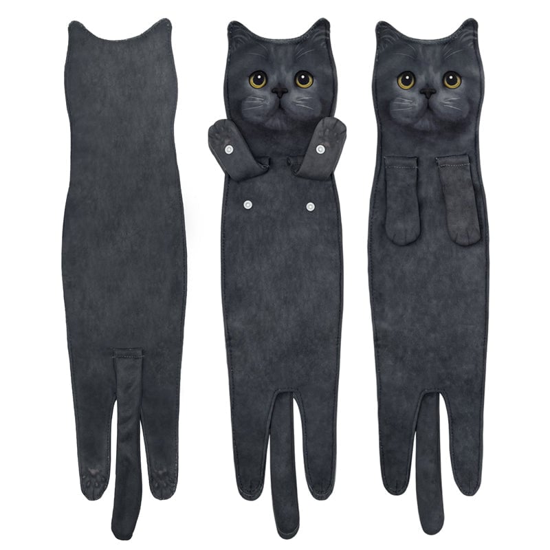 👀Buy 2 get 1 free-✨New Arrival ✨😺Cute Cat Hand Towel🐾