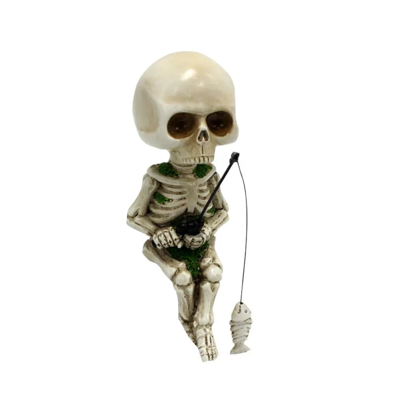 TikTok Last Day Promotion -60% OFF🎉Fishing Skeleton Garden Accessory