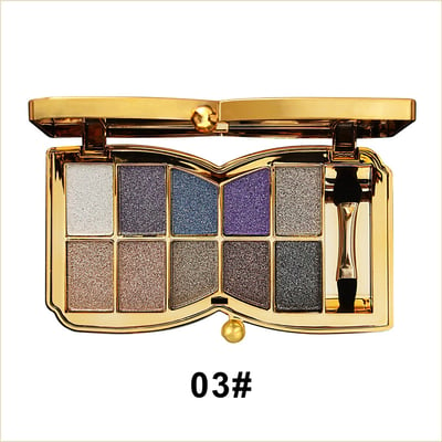 🔥Hot Sale 49% OFF✨10 Colors Sparkle Shimmer Eyeshadow Palette