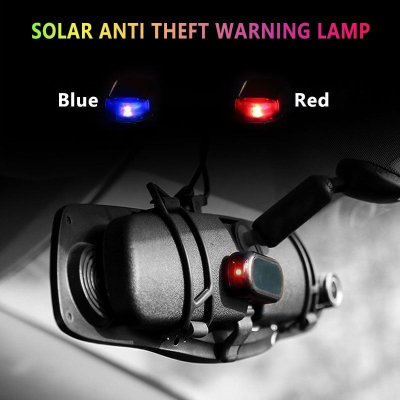 (🔥Last Day Promotion- SAVE 50% OFF) Solar Anti-theft Anti-theft Light In The Car - BUY 2 GET 1 FREE (3 SET)