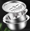 Multifunctional stainless steel basin