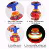 🎁Music Flashing Spinners Toy with Launcher Best Christmas Gift for Kids