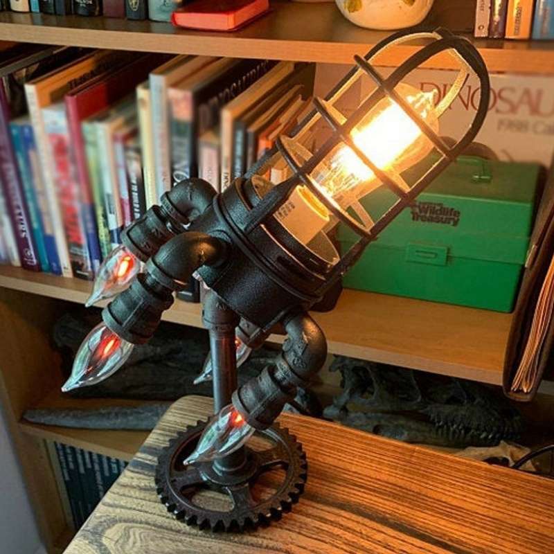 🔥HOT SALE 49% OFF - 🚀THE 'CYGNUS-X1' Steampunk Rocket Lamp