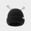 🔥Winter Parent-Child Cute Glowing Little Monster Knit Hat