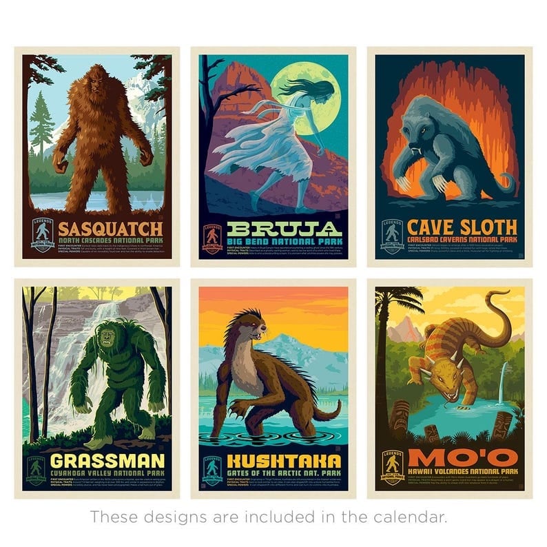 📅2026 Wall Calendar: Legends of the National Parks (Best Seller)