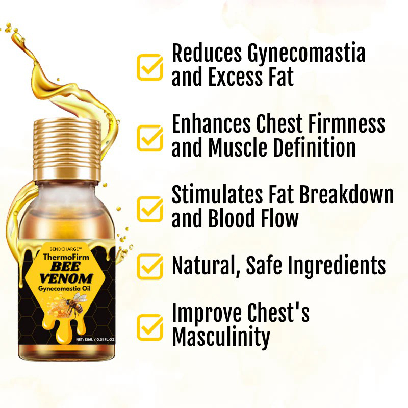 BENDCHARGE™ ThermoFirm Bee Venom Gynecomastia Oil