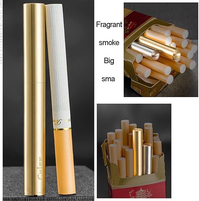 🔥Hot Sale 49% OFF -Brass Double Stick Smoke Type Kerosene Lighter🚬Can hold cigarette packs