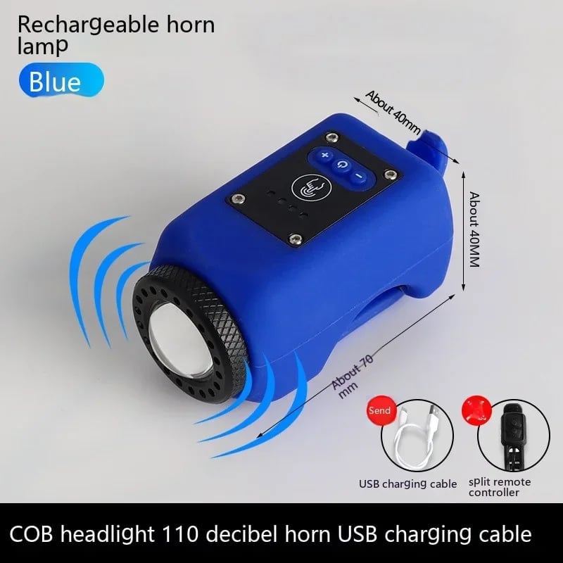 (🔥Early Christmas Sale - 49% OFF) Electric Bike Horn Bike Light 2 in 1