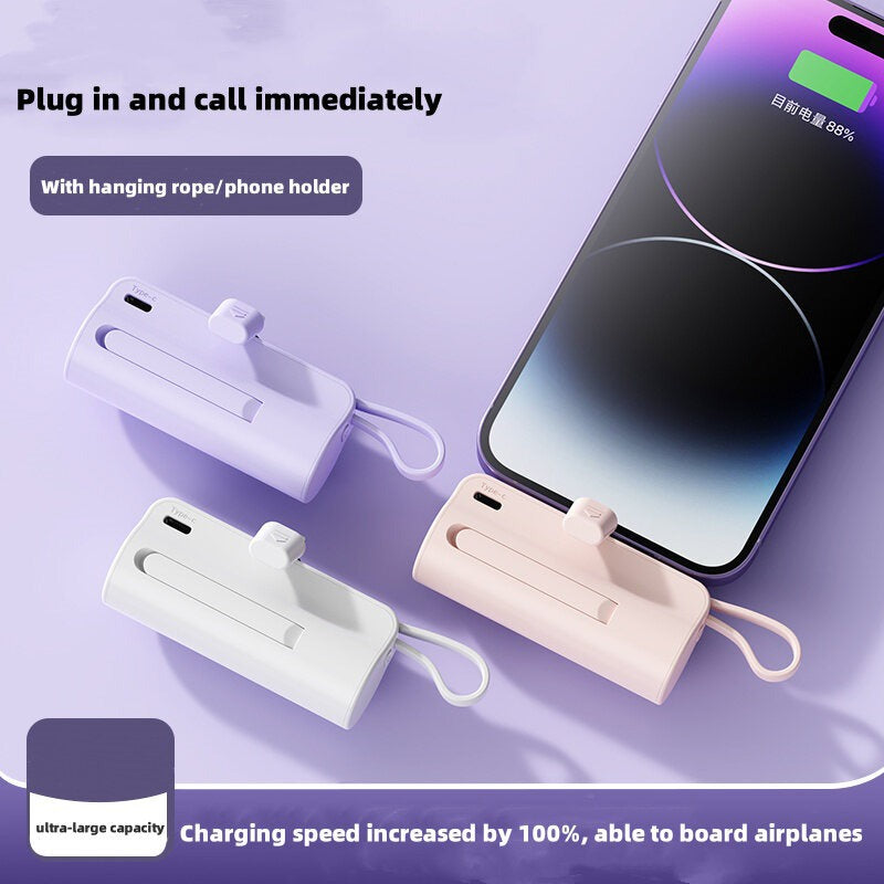 🔥Last Day Promotion 70% OFF🔥Capsule Compact 5000mAh Mini Power Bank