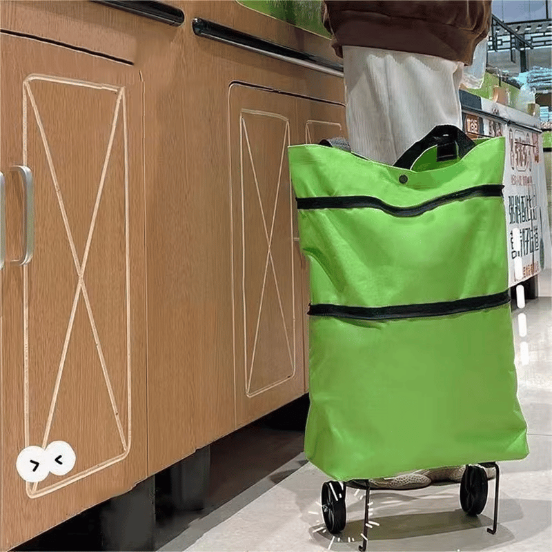 🔥New Year Sale 49% OFF- 2-in-1 Shopping Bag Folding Green Bag