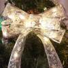 Christmas Tree LED Light Up Ribbon Bow Xmas Fairy String Lights Strip, Buy 4 Save 20%