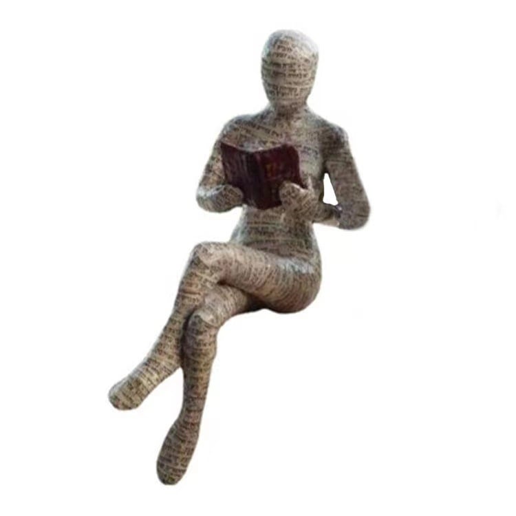 (🌲CHRISTMAS HOT SALE - 50% OFF) 🎁Nordic Modern Reading Woman Statues, BUY 2 FREE SHIPPING