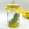 GRUMPY PICKLE IN A JAR SCULPTURE