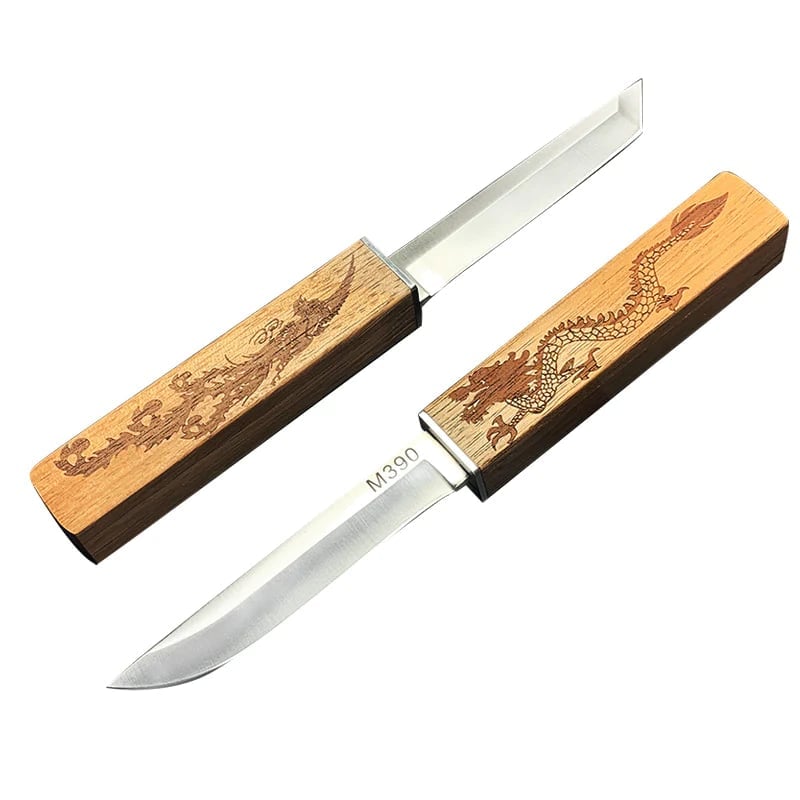 🔥Last Day Promotion 50% OFF🔥Handmade Portable 2 In 1 Dragon and Phoenix Double Blades