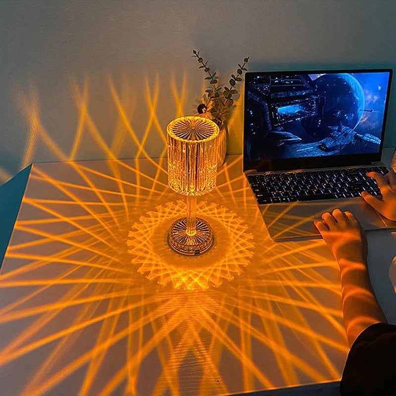 🔥(Early Mother's Day Sale - 50% OFF)Touching Control Crystal Lamp