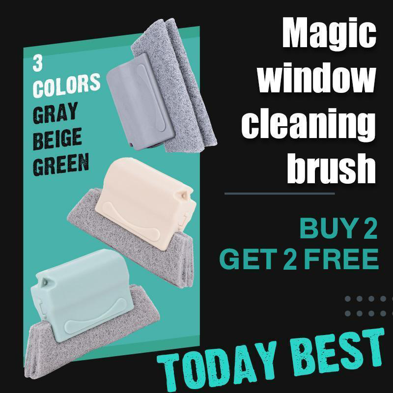 (🔥Last Day Promotion- SAVE 48% OFF)Magic Window Cleaning Brush (BUY 3 GET 3 FREE NOW)