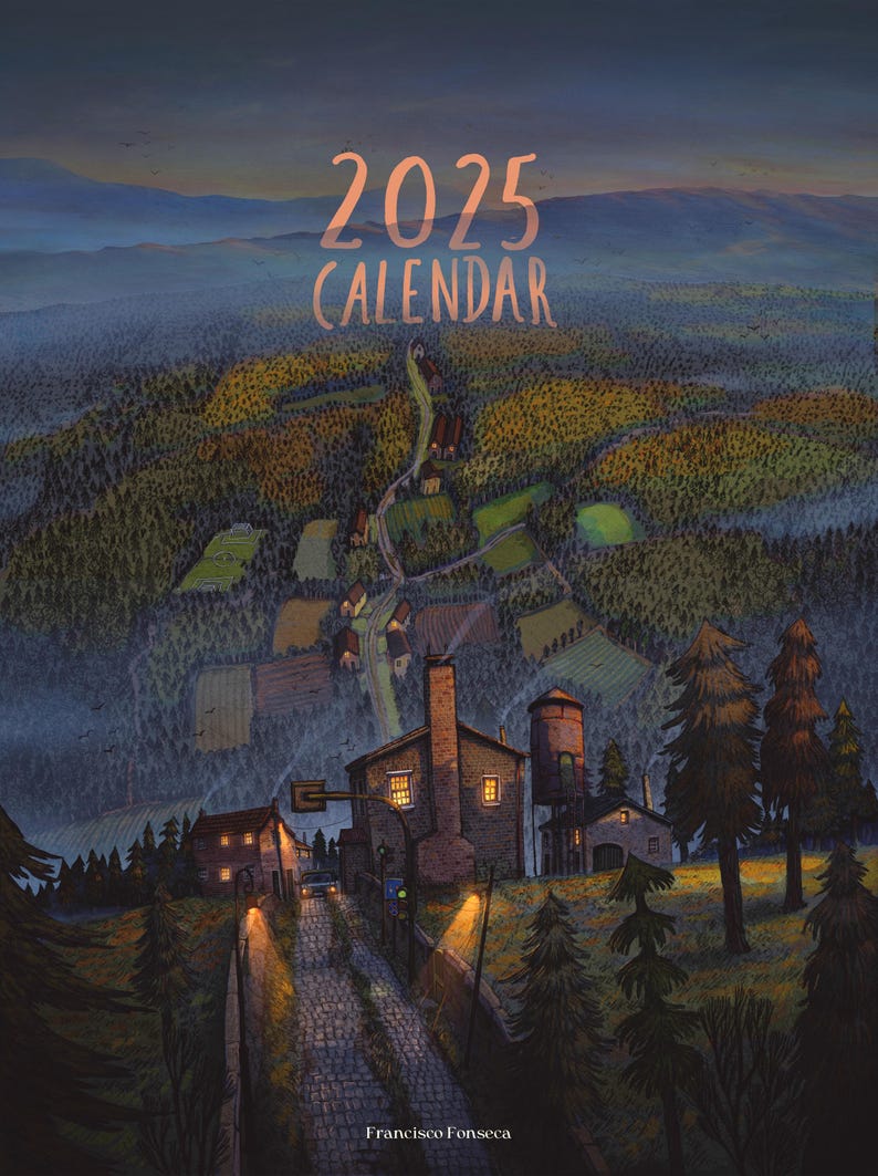 🔥Pre-sale 60% OFF🔥Scenic Journeys: 2025 Artistic Calendar