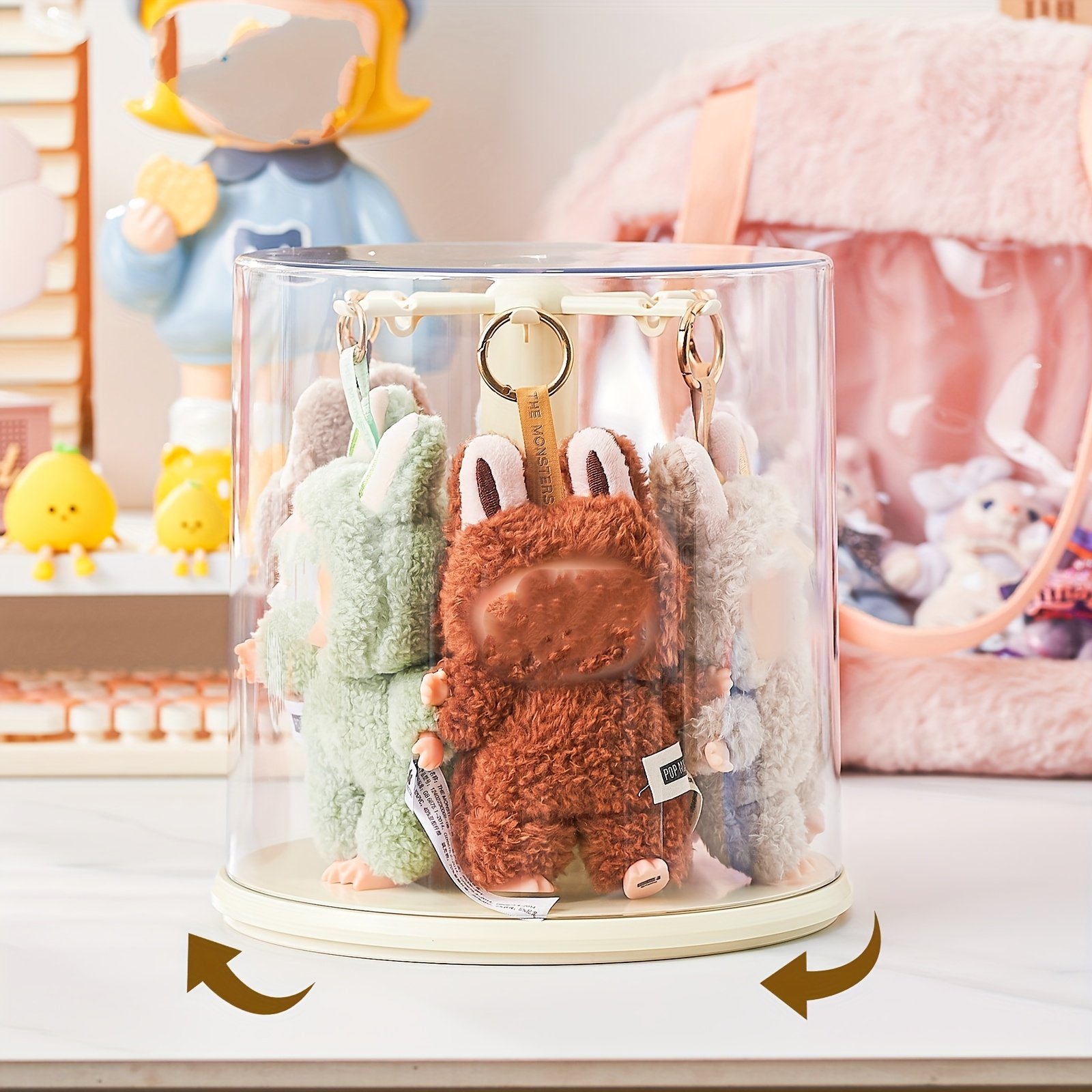 🎁TikTok Last Day Sale - 70% OFF👑Rotating Display Case for Doll