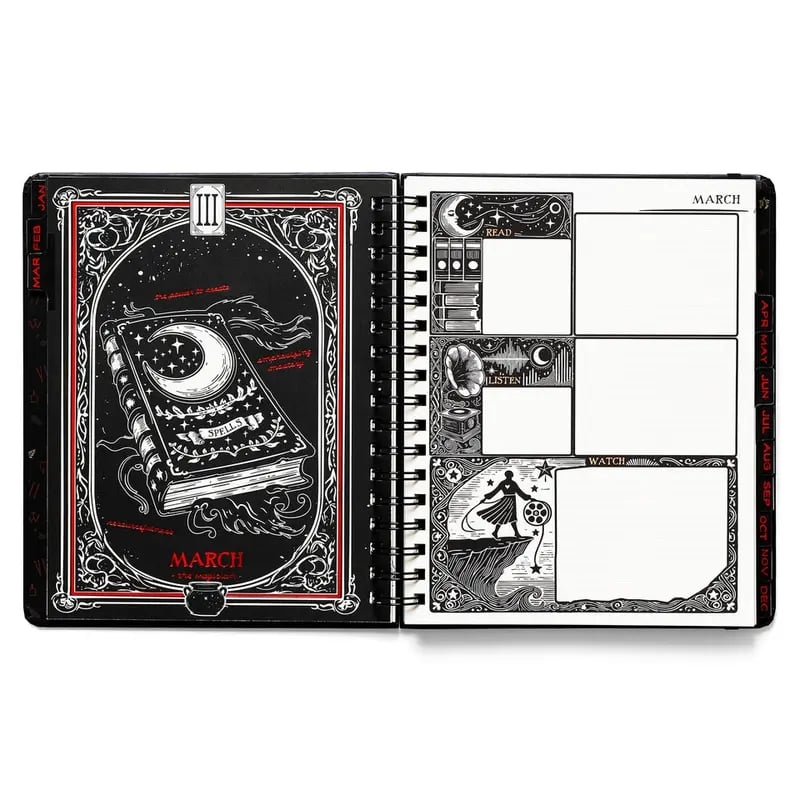 🔥Last Day 50% OFF - 📚Waiting for the Night 2026 Weekly Planner🧹HARDCOVER BOOK