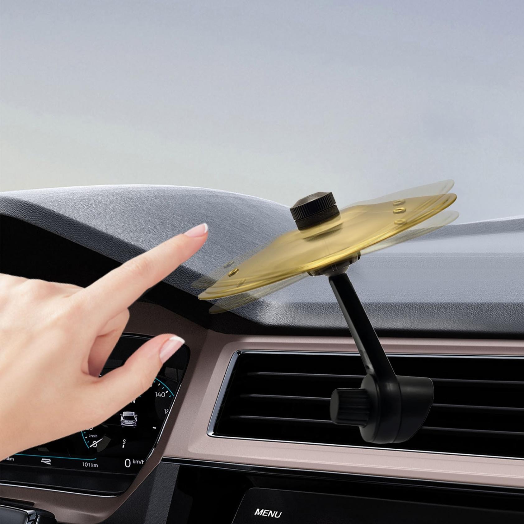 🔥Last Day: 60% OFF🔥Car Cymbal Air Vent Mini Drum Crash Cymbal 🥁