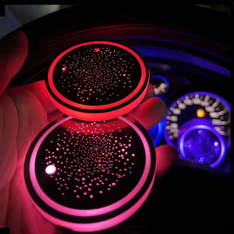 (🌲Early Christmas Sale- 49% OFF) 7 Color-Changing Light Up Cup Pad