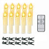 🔥Last Day Promotion 70% OFF🔥Clip-On LED Taper Candles with Remote Contro