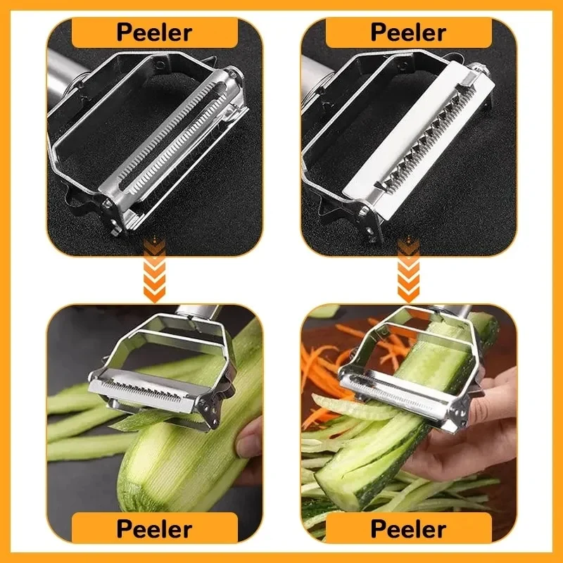 (🌲EARLY CHRISTMAS SALE - 50% OFF)Kitchen Vegetable Peeler Stainless Steel Melon Planer