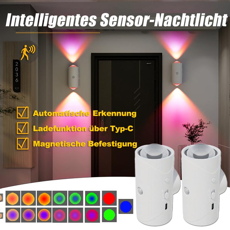 🎉Letzter Tag 49% Rabatt🔥Intelligentes LED-Nachtlicht mit Bewegungssensor