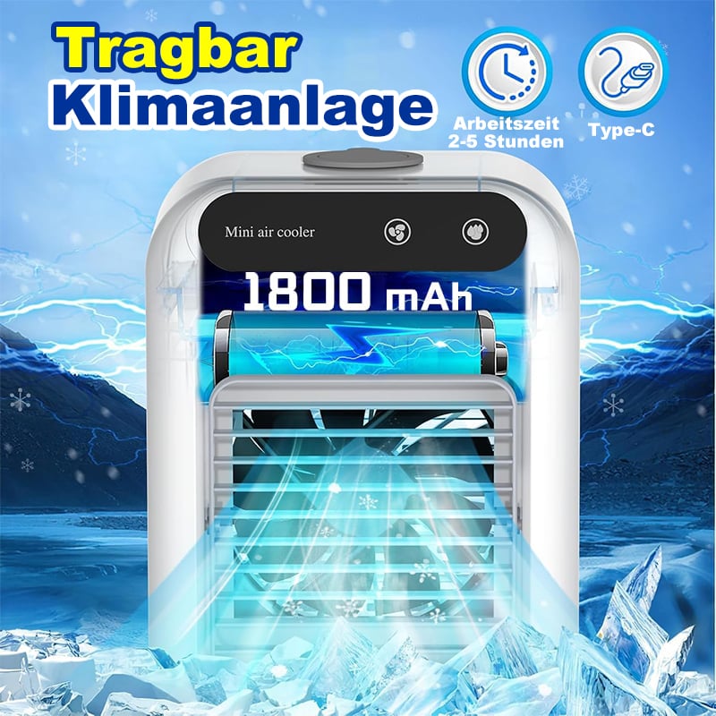 🔥Letzter Tag 50% RABATT-Tragbares AC mit 2 Geschwindigkeiten und 2 Nebelmodi