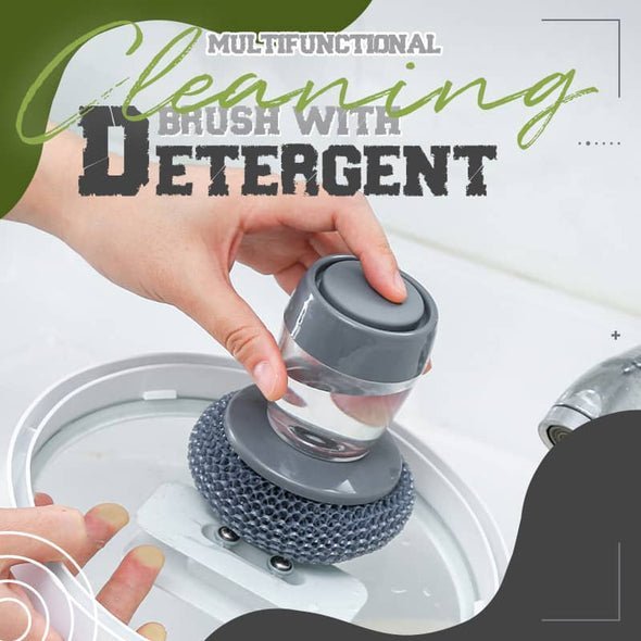 Mother's Day Pre-Sale 48% OFF - Multifunctional Cleaning Brush with Soap Dispenser(BUY 2 GET 1 FREE NOW)