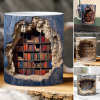 (🌲EARLY CHRISTMAS SALE - 50% OFF)3D Bookshelf Mug,BUY 2 FREE SHIPPING