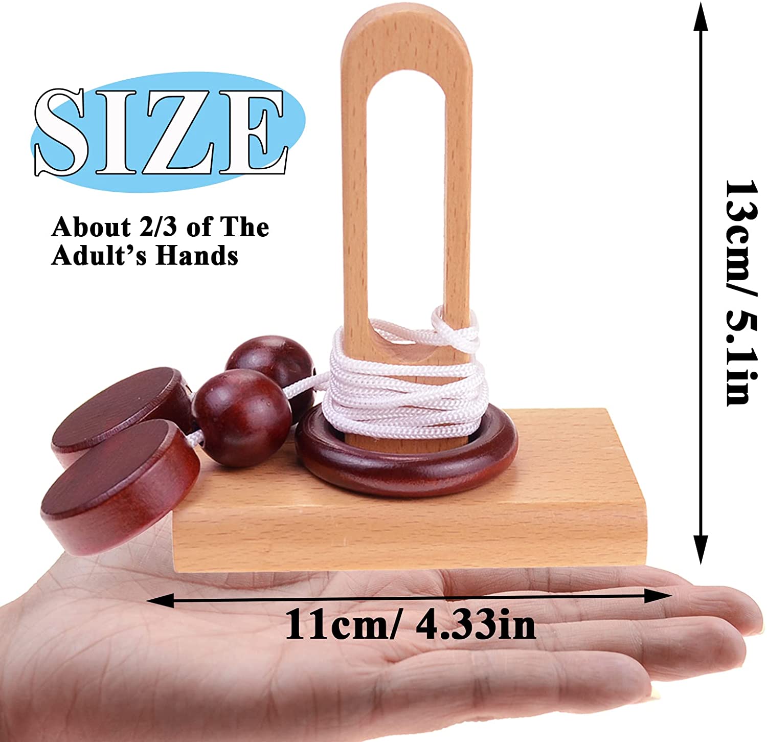 Wooden Sleeve Puzzle Rope(Buy 2 Free Shipping)