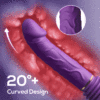 5 Thrusting & 8 Vibrating Dildo Machine with Handle and Sucker