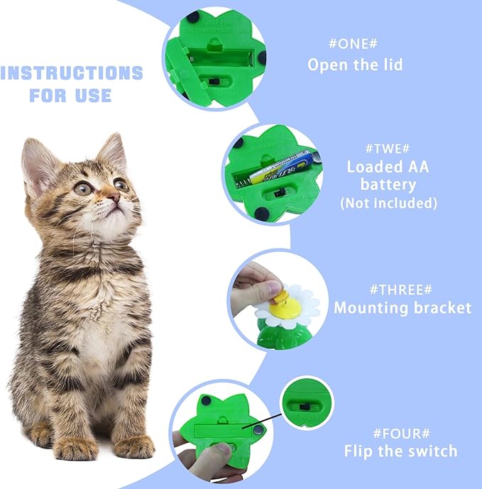 🔥Last Day 70% OFF🔥Electric Bird Teasing Cat Toy❤️Buy 2 Free Shipping