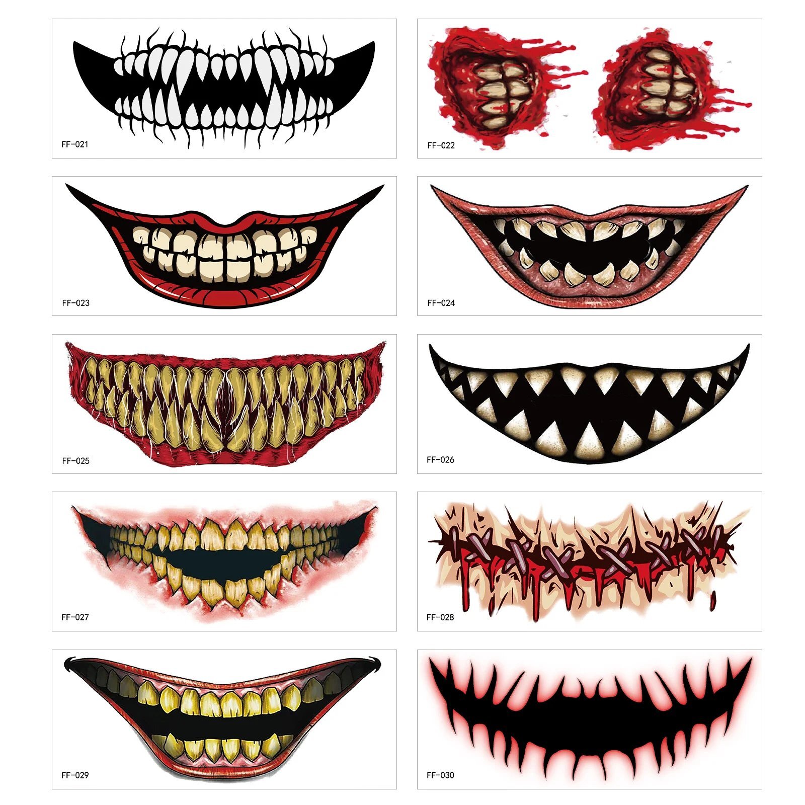 🎃HALLOWEEN PRE SALE 49% OFF😈Halloween Prank Makeup Temporary Tattoo