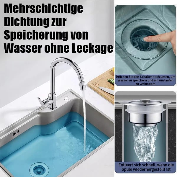 🔥Letzter Tag Verkauf 49% Rabatt 🔥Neu verbesserter Abflussfilter mit Sprungkern für Spülen