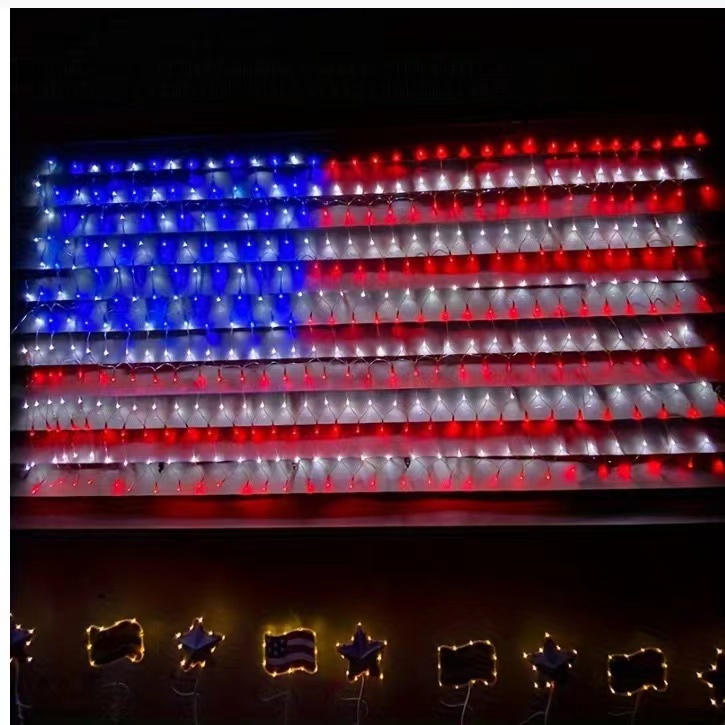 🔥Last Day 70% OFF -  American Flag Lights Decoration