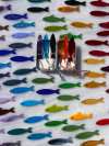 🔥LAST DAY🐟️Handmade Stained Glass Sardine Suncatcher!