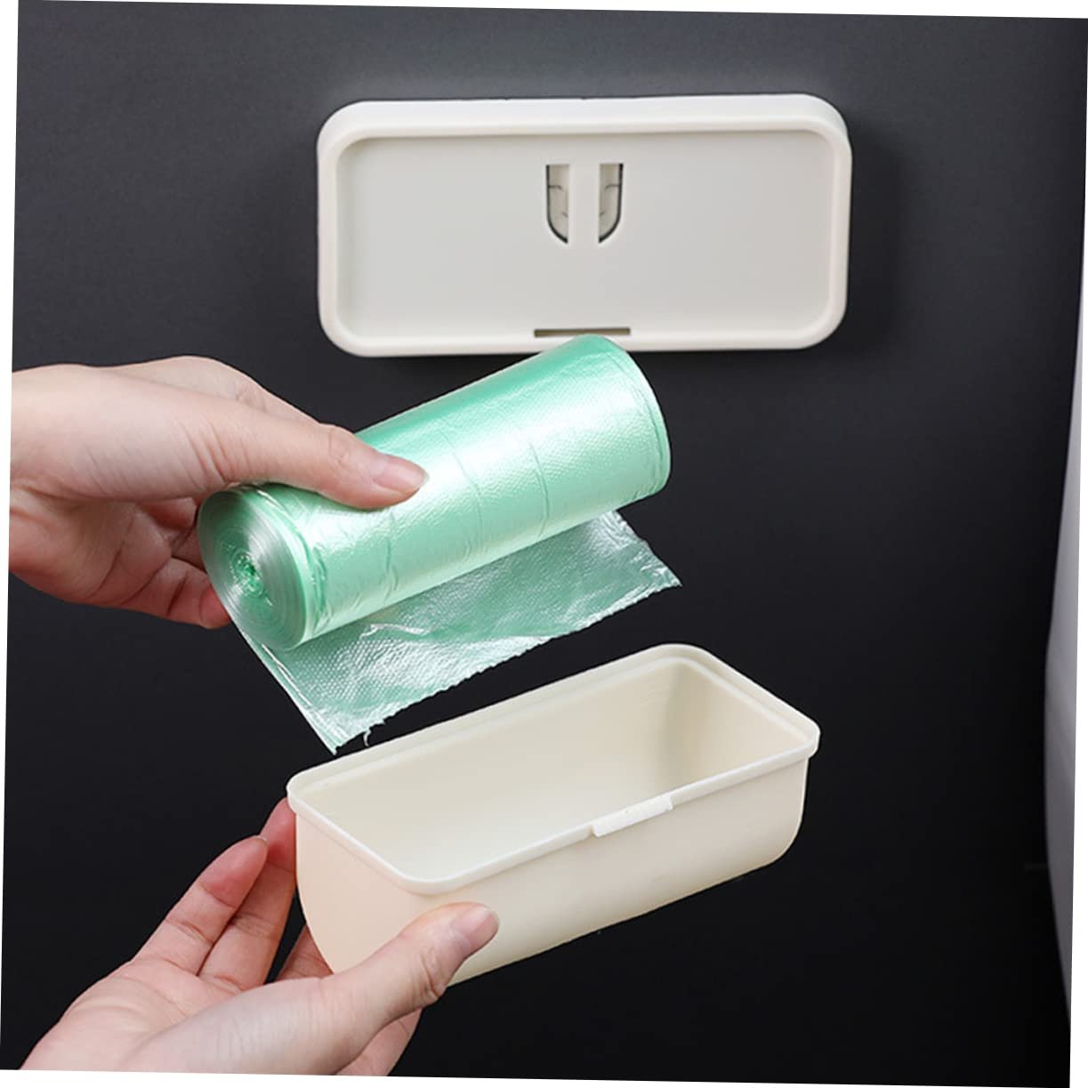 Self-adhesive Trash Bag Dispenser