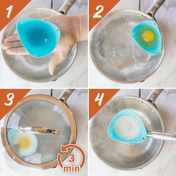 (Spring Sale-Save 50% OFF) Easy Silicone Egg Poacher