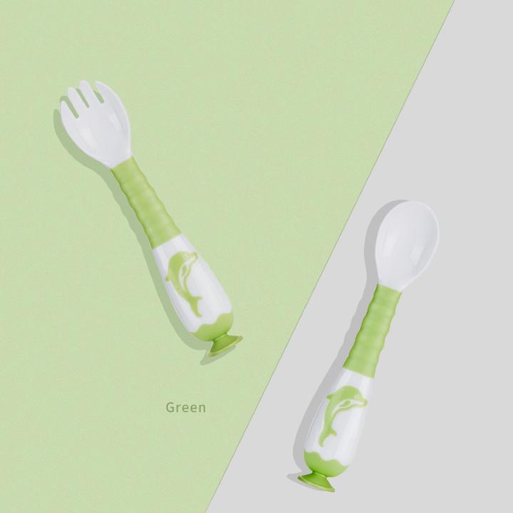 Adjustable Baby Utensils Spoon-Fork Set