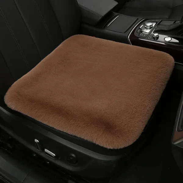 Plush Car Seat Cushion.