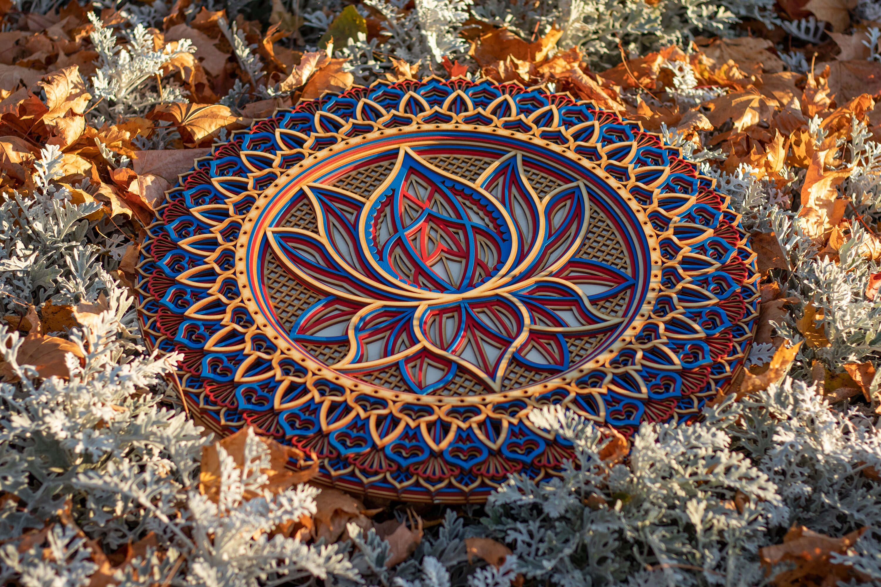 🔥Lotus Flower Wooden Mandala Wall Art-Buy 2 Get Free Shipping